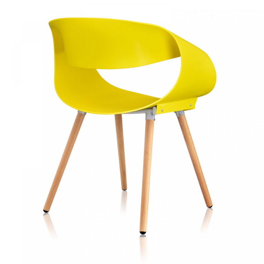 Стул кухонный желтый