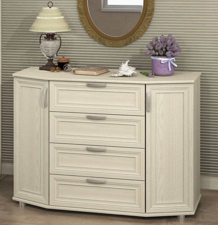 Феникс-комод км-1 дуб молочный