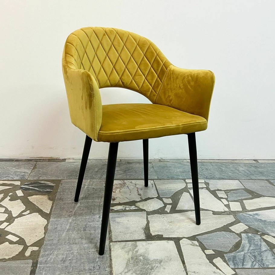 Стул Магриб New горчичный бархат