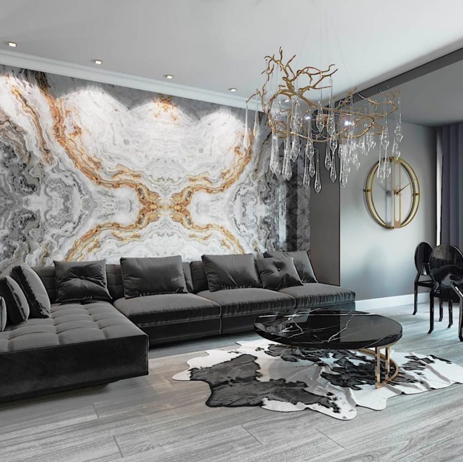 Композитный мраморный шпон Leostone