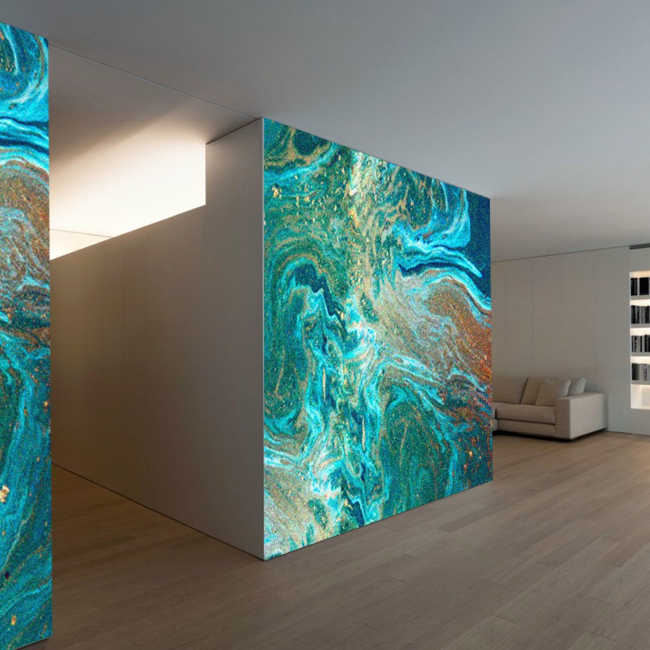 Гибкий камень голубой Оникс