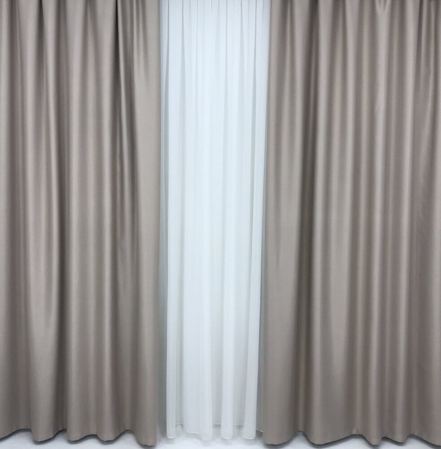 Шторы блэкаут капучино