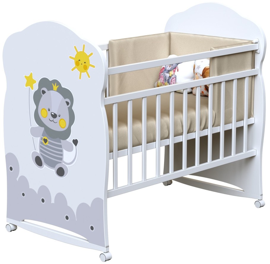 4426.Happy Lion (слоновая кость)"ВДК"120*60.колесо-качалка.Россия