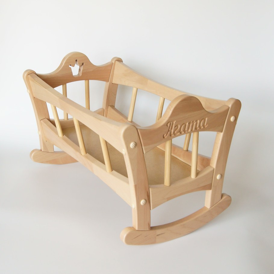 Кукольная кровать качалка