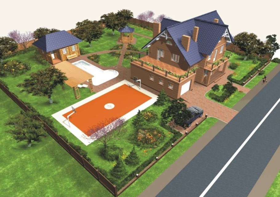 Планировка земельного участка 20 соток