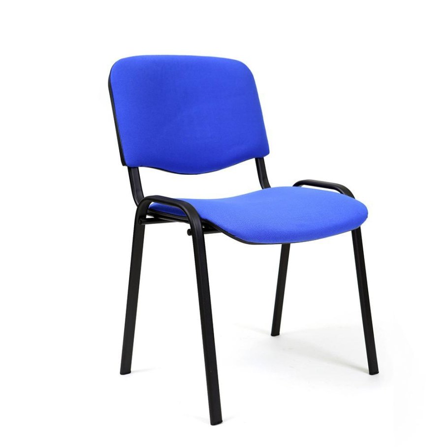 Стул изо хром ткань черная