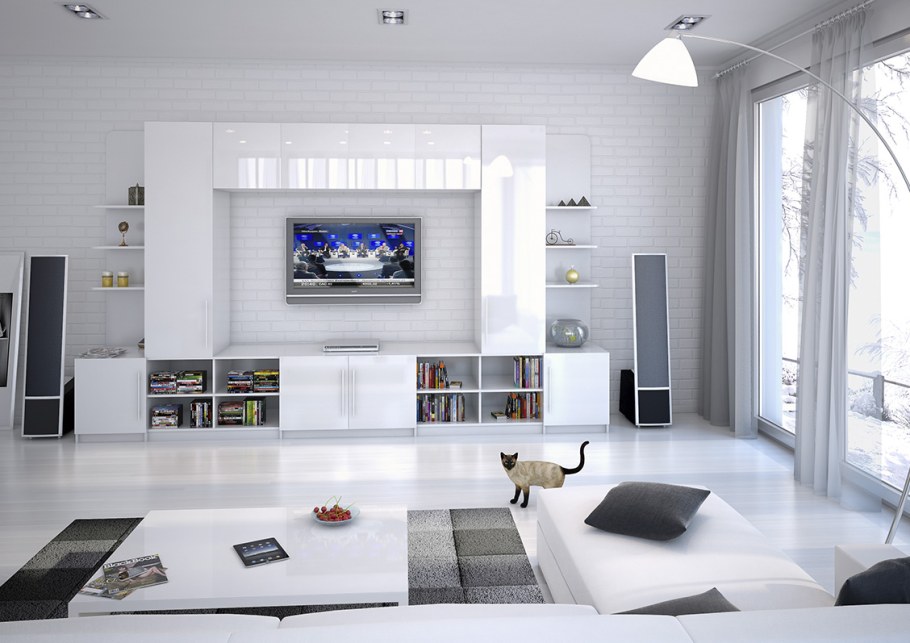 Гостиная белый