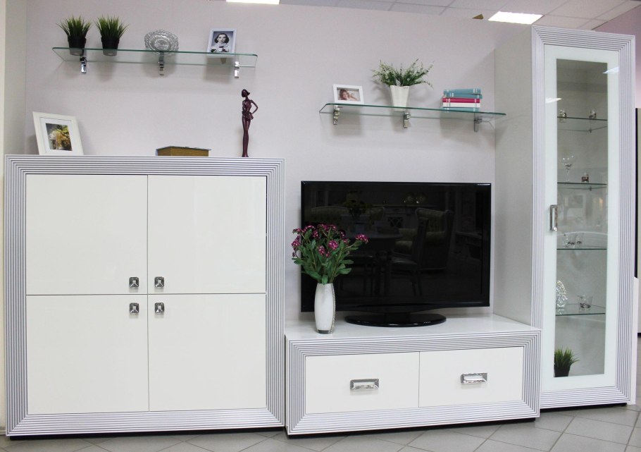 Мебель Даймонд Наоми белый глянец