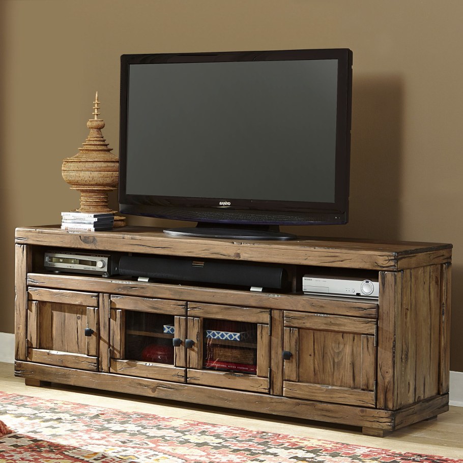 Тумбочка под телевизор из дерева