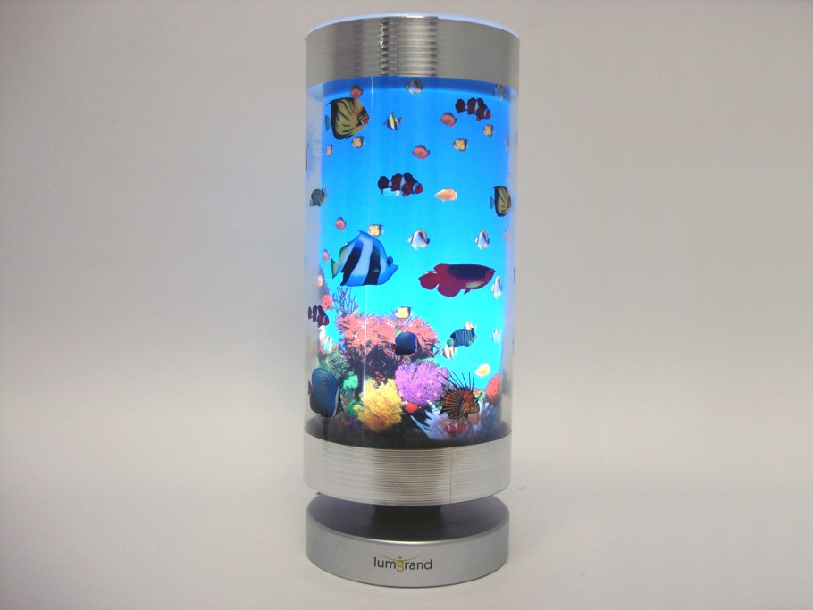 Светильник ночник аквариум плавающие рыбки