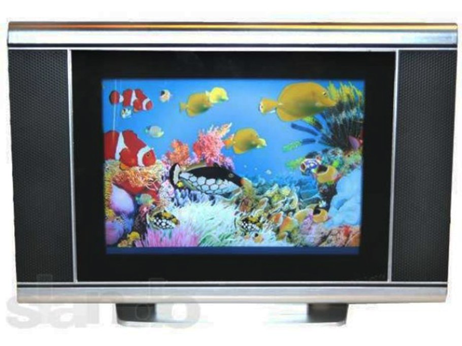 Светильник аквариум с рыбками