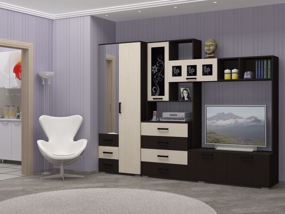 Гостиная Белла БТС ясень шимо