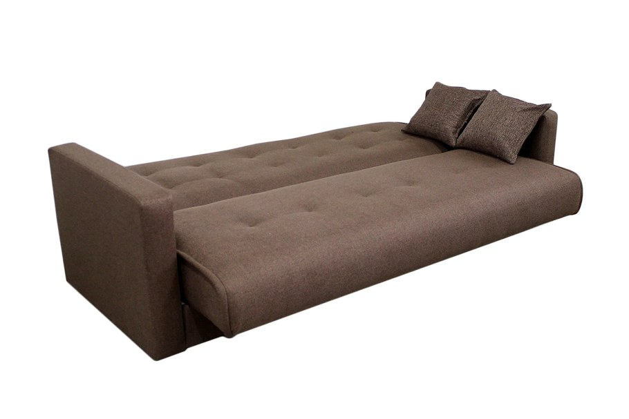 Диван Лондон рогожка 2 коричневый