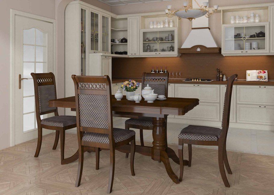 Стол Дижон 2.1 орех темный