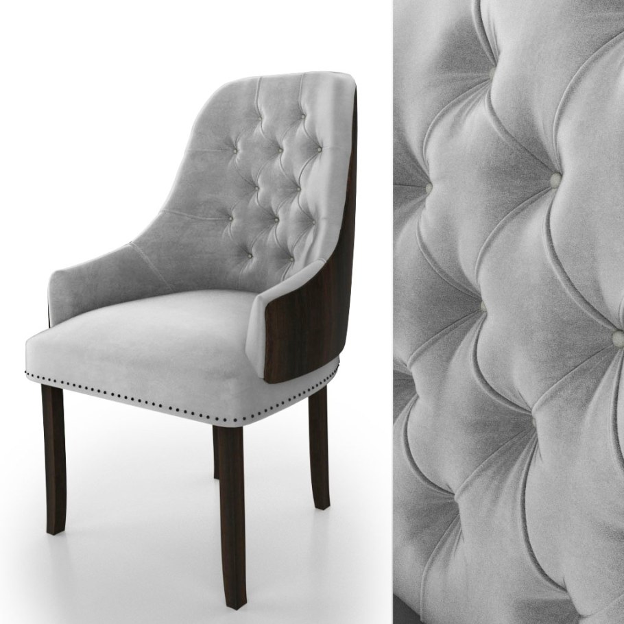 Стул Queen с каретной стяжкой 3д модель