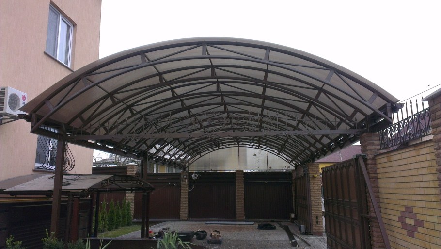 Навес арочный 12х30м