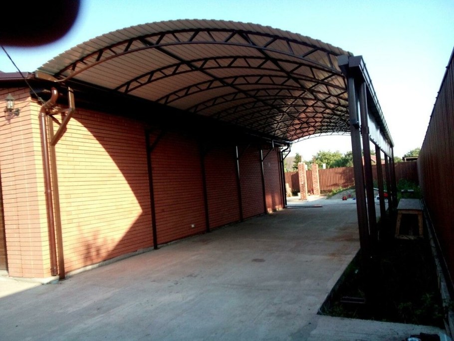 Навес полукруглый