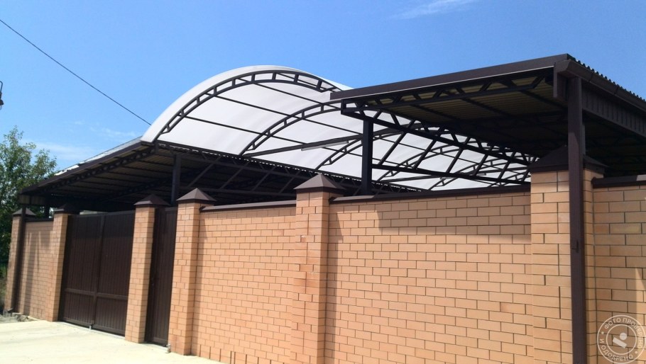 Комбинированные навесы