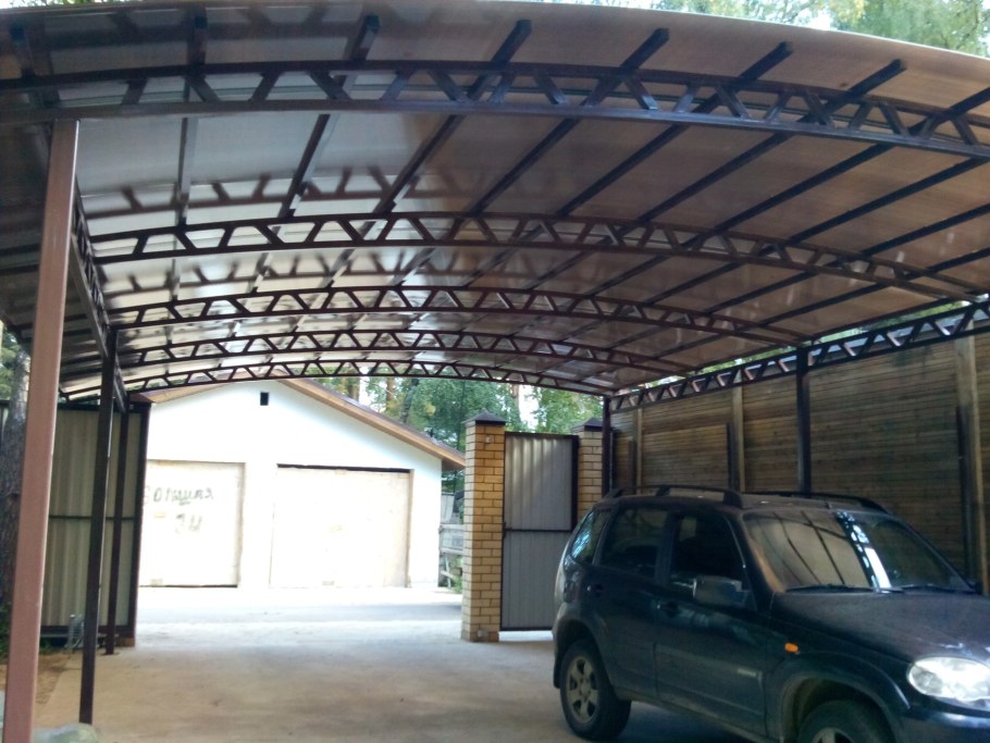 Арочный навес ГРАНДЛАЙН