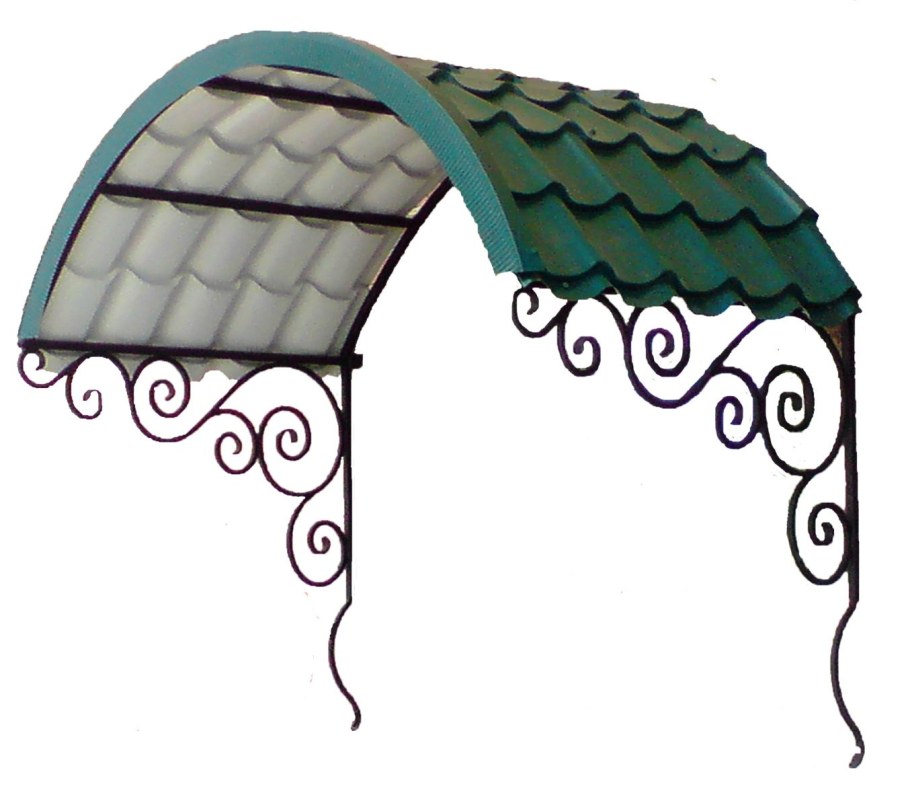 Козырёк над крыльцом Леруа Мерлен