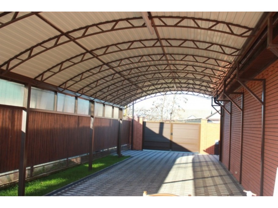 Навес из профлиста