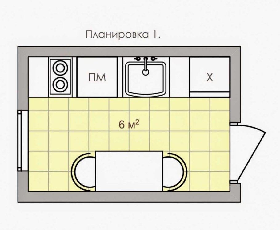 План кухни