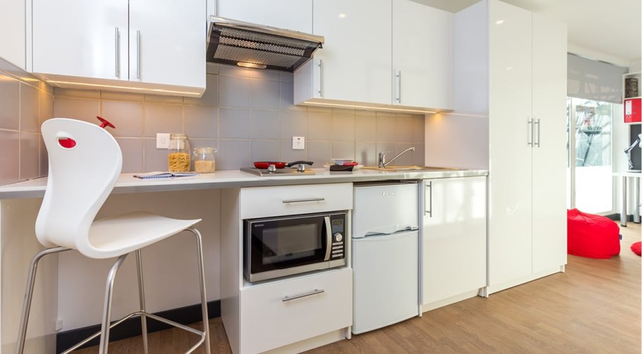 Линейная планировка кухни