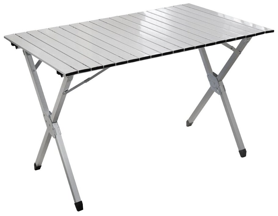 Стол складной реечный алюминиевый ytft009 110х70х70 см