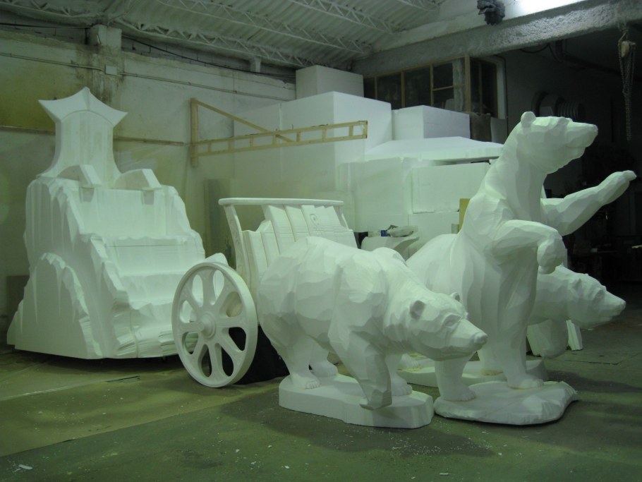 Скульптура из пенополистирола