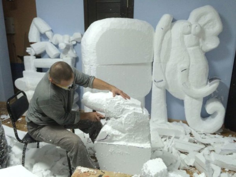 Фигуры из пенополистирола