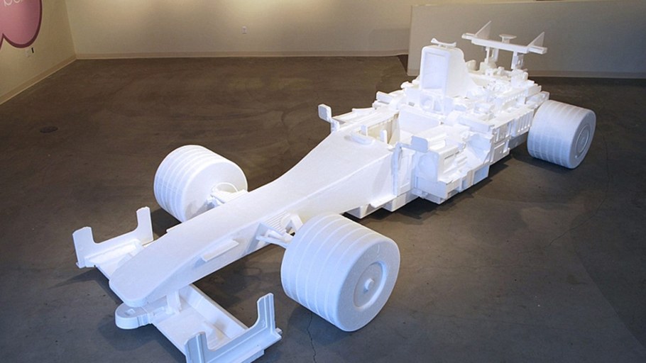 Машинка из пенопласта