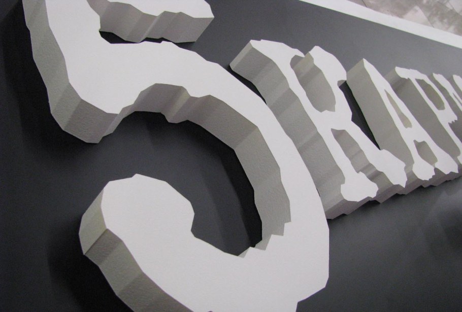 Объемные буквы из пеноплекса