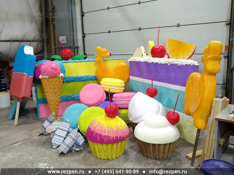 Объемные фигуры из пенопласта