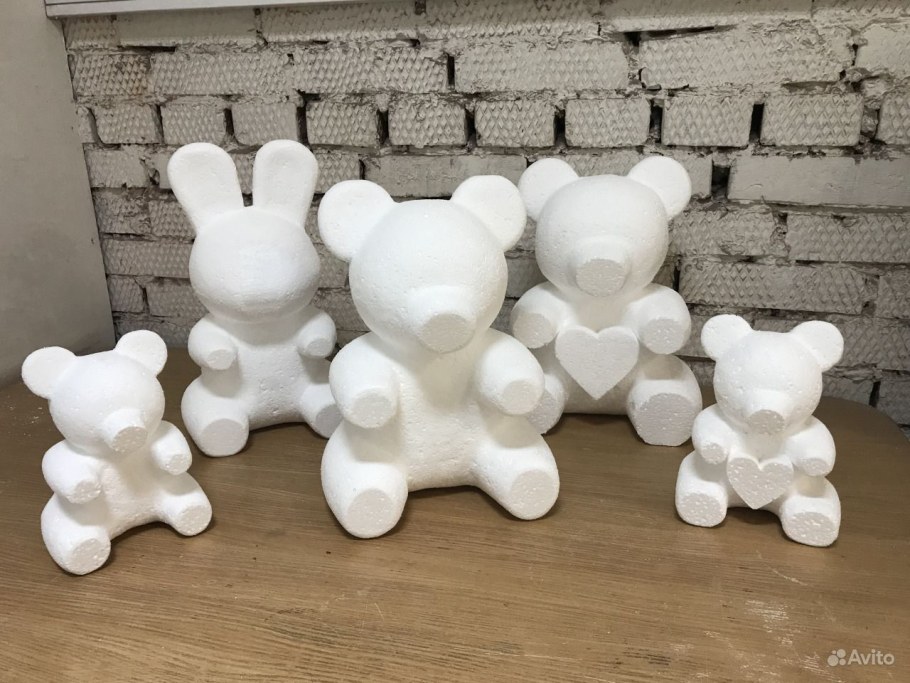 Фигурки из пенопласта