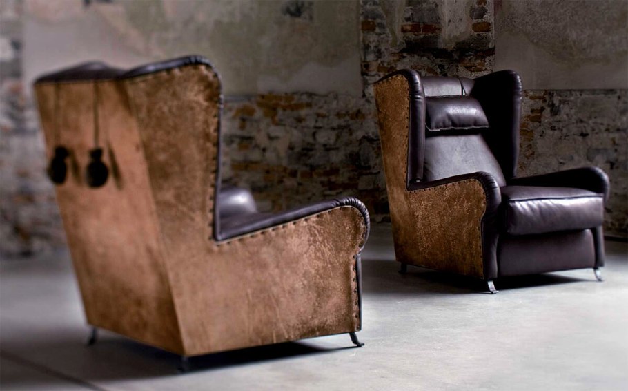 Кожаные кресла Бакстер