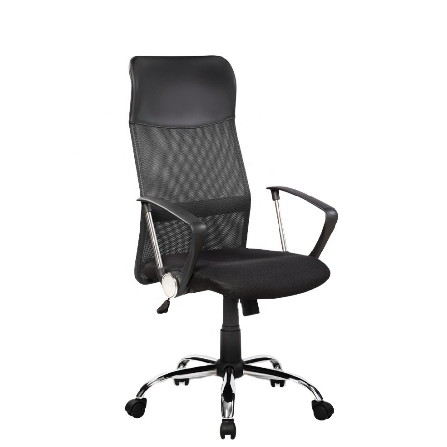 Кресло для руководителя easy Chair 589 TC черное (сетка/ткань, металл)