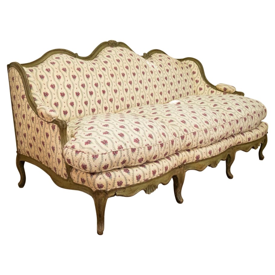 A Louis XVI Giltwood Canape