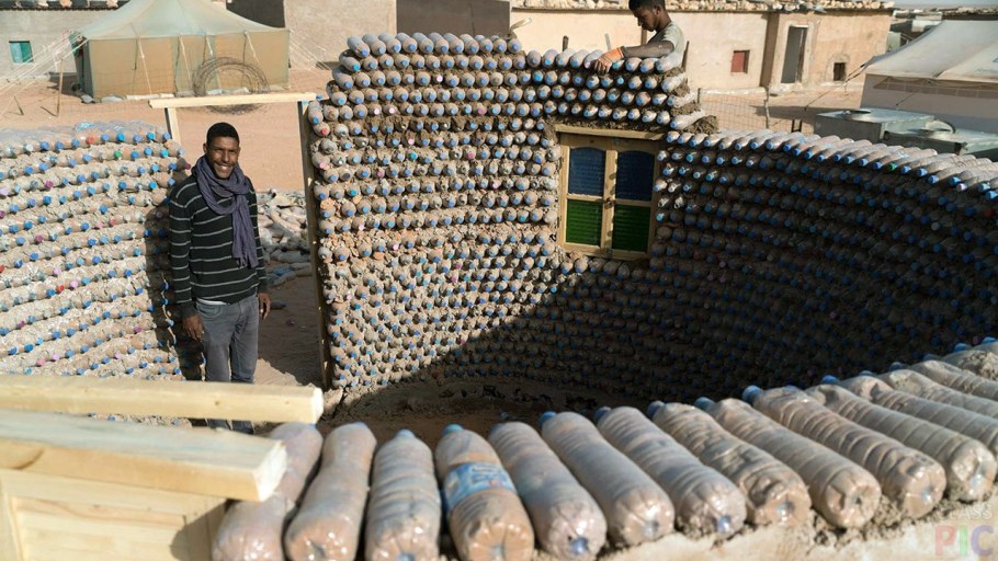 Пластиковые бутылки в строительстве