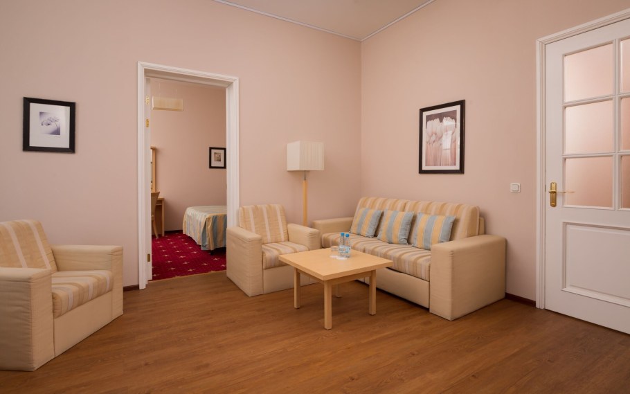 Номер Люкс с диваном и креслом