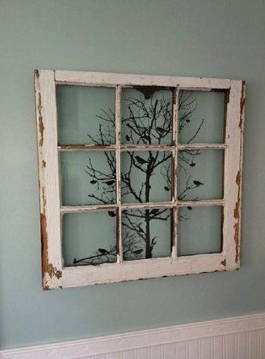 Старые рамы в интерьере