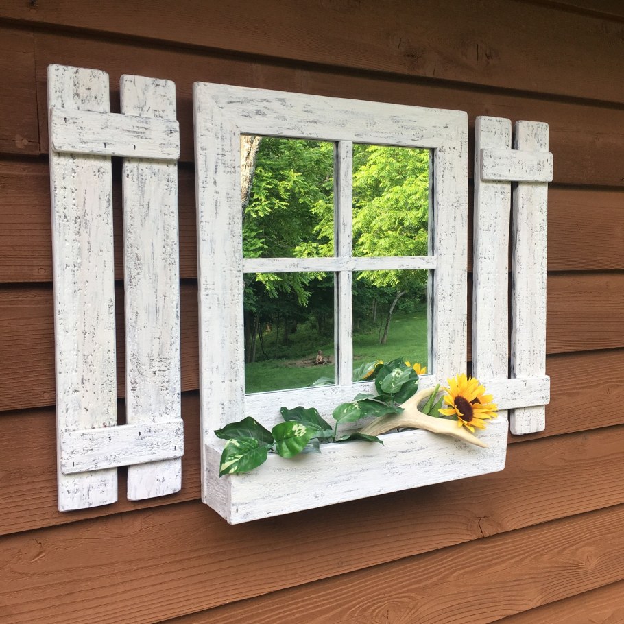 Декор деревенского окна