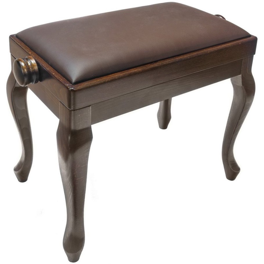 Банкетка для фортепиано Discacciati Chippendale белая, сатинированная