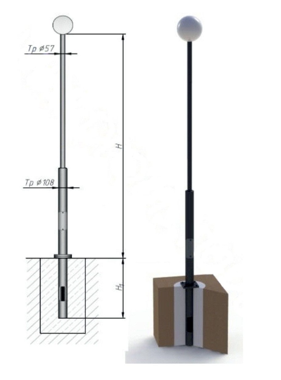 Опора ОТФ 133/108 -6.0