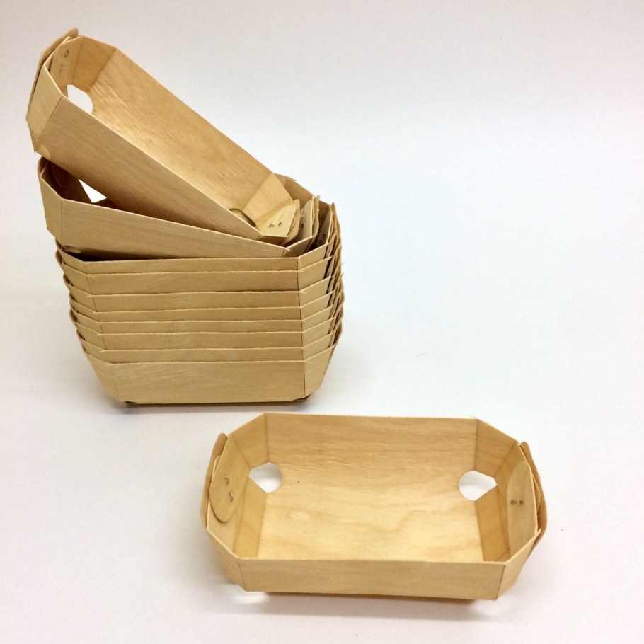 Корзинки из шпона