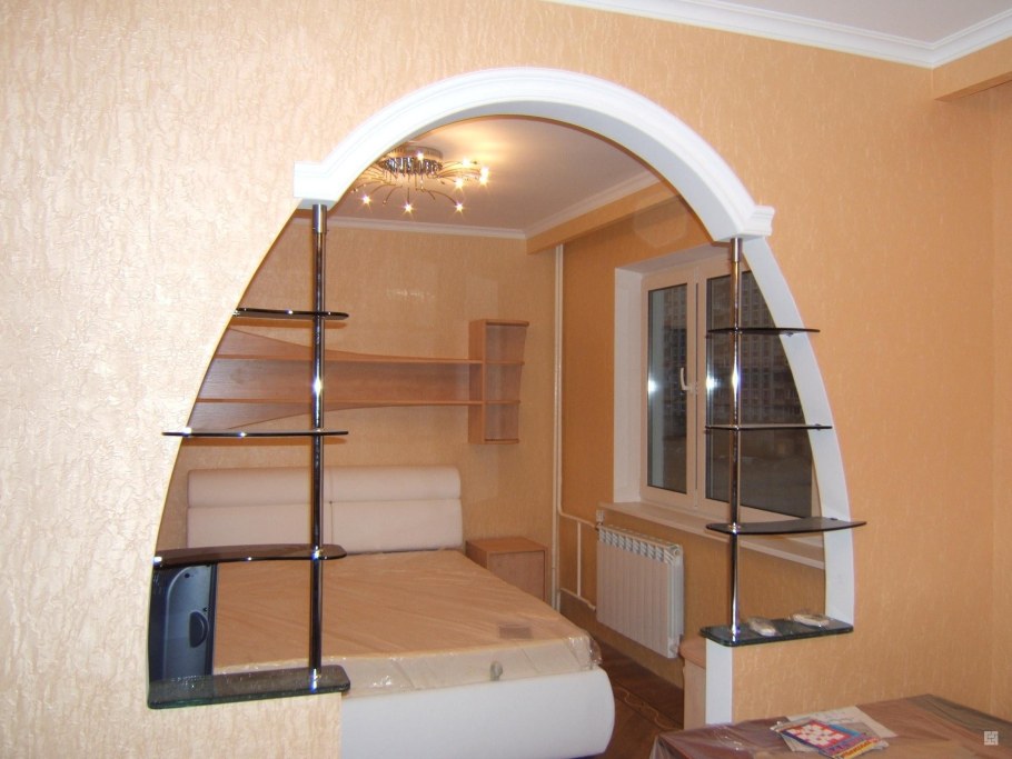 Арка из гипсокартона межкомнатная