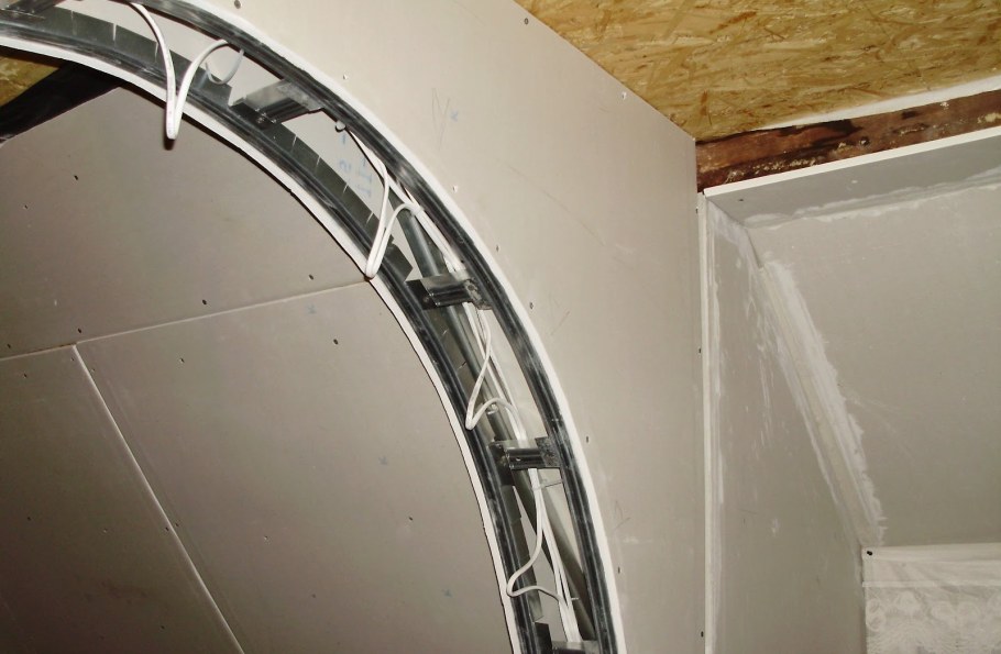 Арочный профиль для гипсокартона