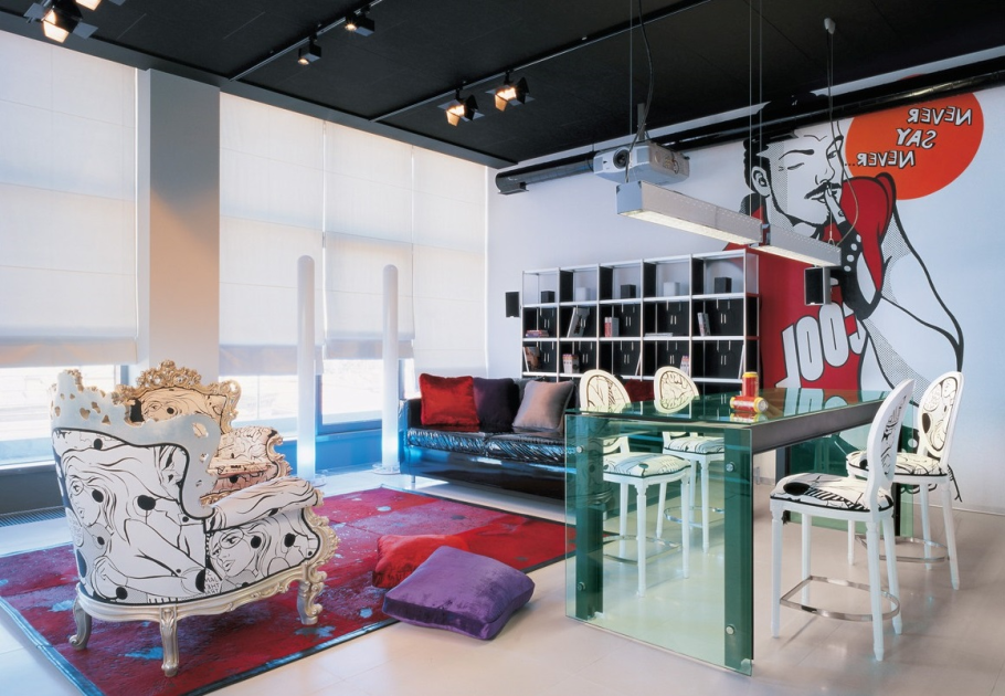 Стиль поп арт в современном интерьере