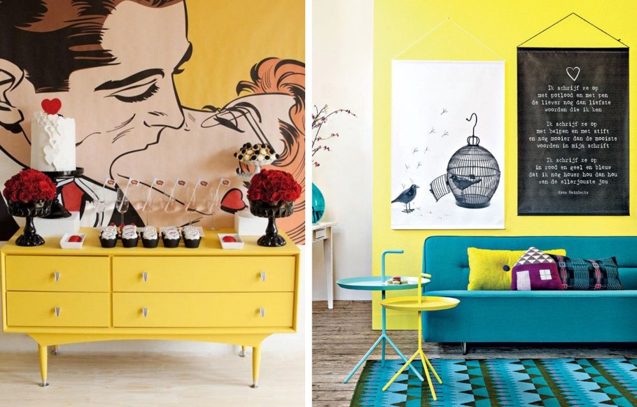 Поп-арт в интерьере