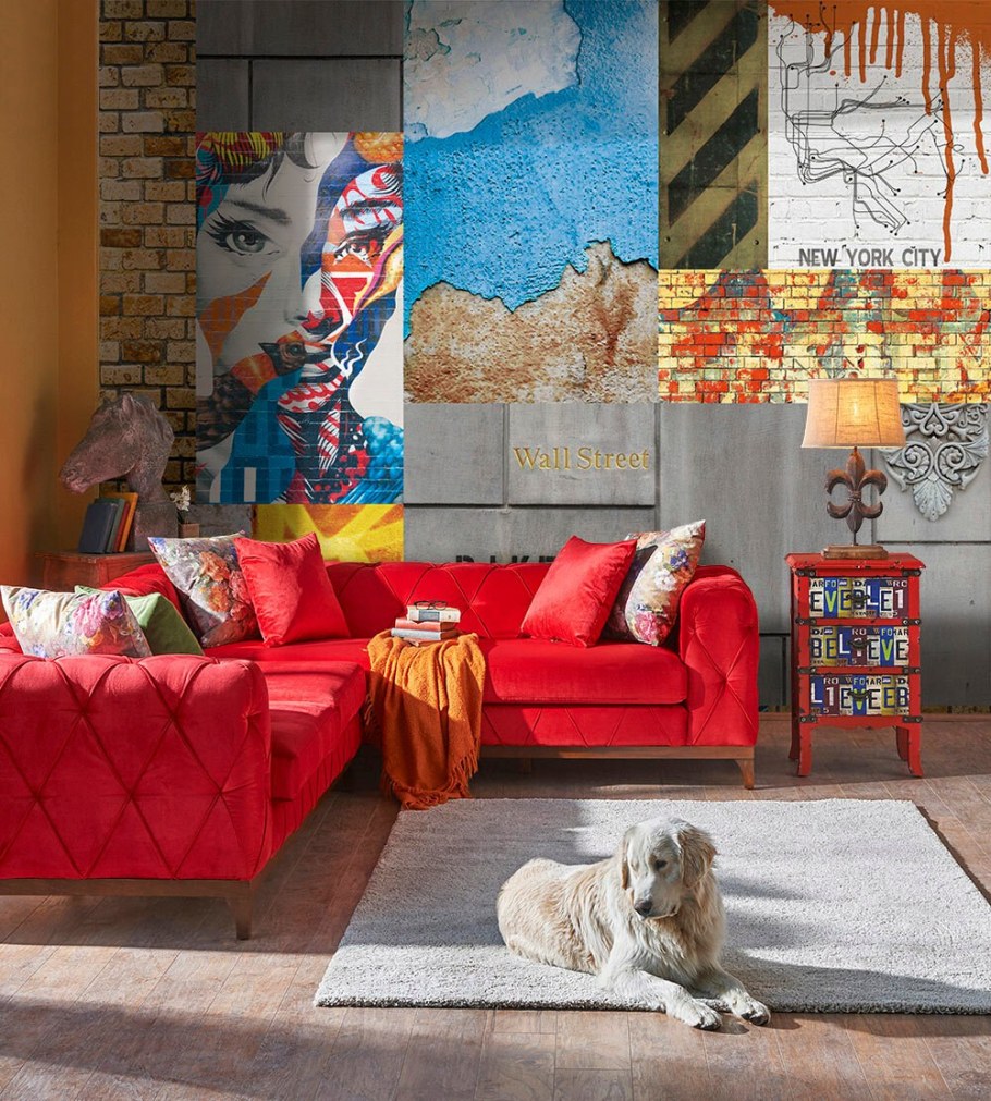 Предметы интерьера в стиле поп арт