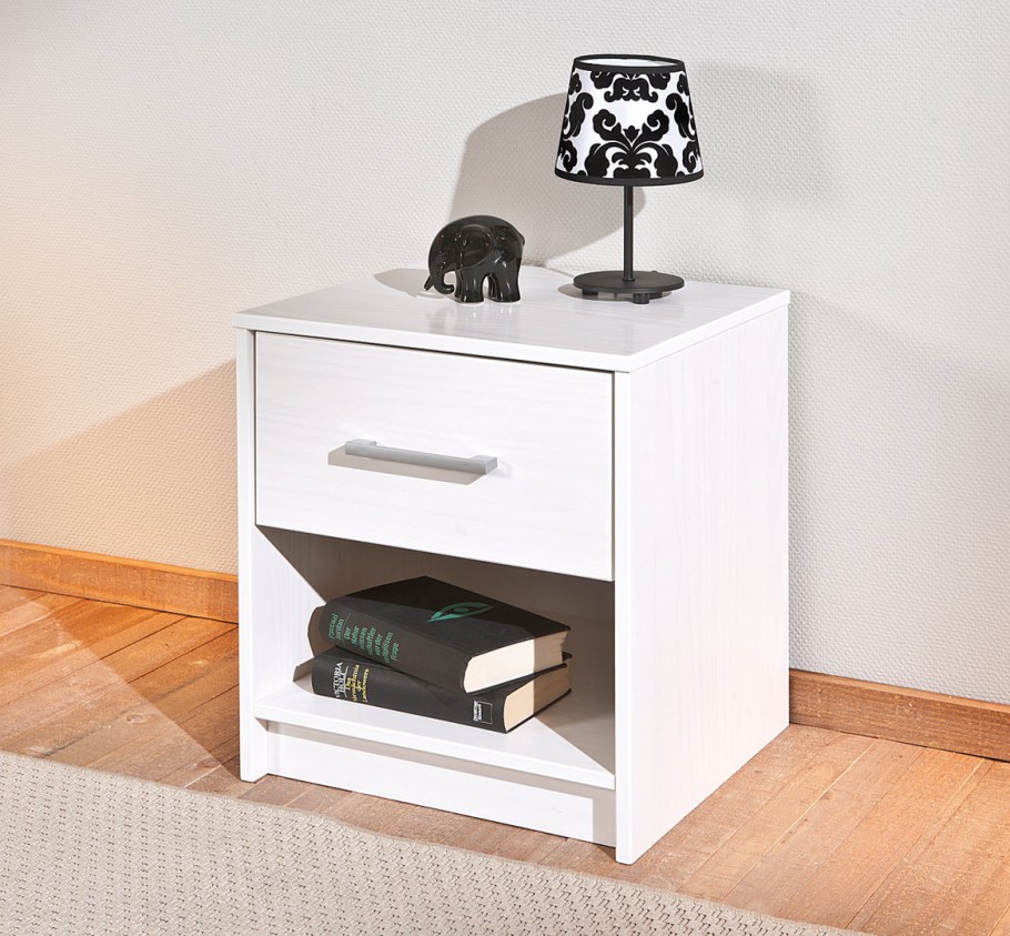 Тумба прикроватная Dupen (Дюпен) м-110 белая